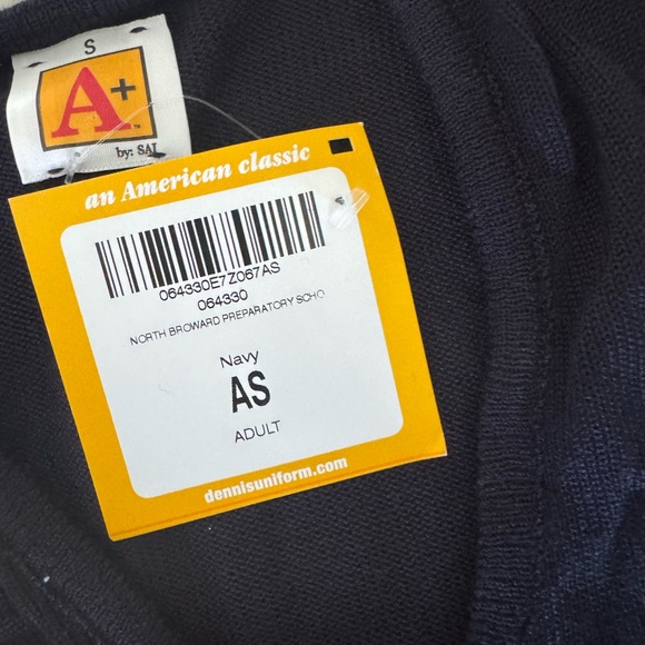 North Broward Preparatory School Navy Sweater Vest - Picture 6 of 7